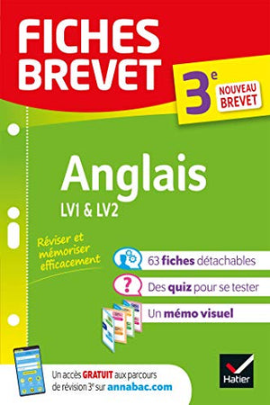 fiches brevet anglais 3e - brevet 2023: fiches de révision & quiz