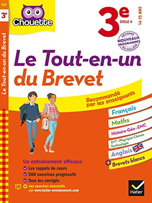 Chouette Le Tout en un 3e - Spécial Brevet