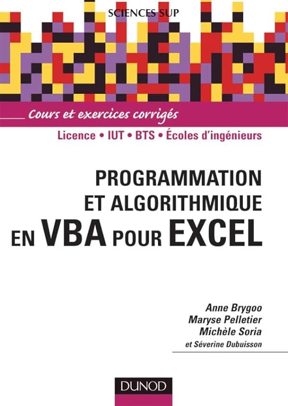 Programmation et algorithmique en VBA pour Excel - Livre+compléments en ligne