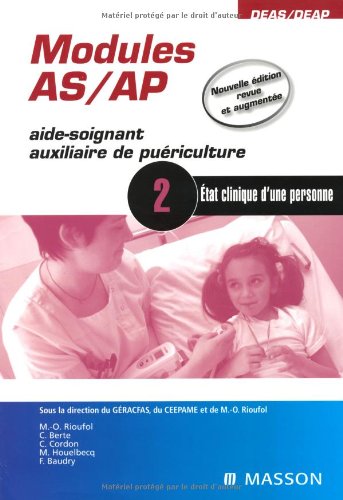 Modules AS/AP - 2 - Etat clinique d'une personne