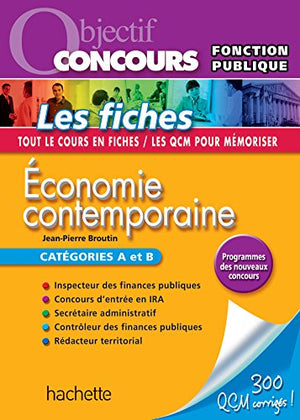 Economie contemporaine: Catégories A et B