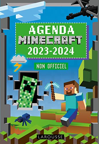 Agenda scolaire MINECRAFT non officiel 2023-2024
