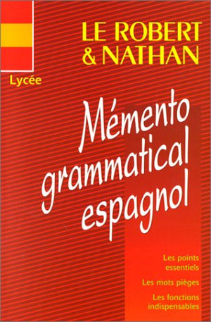 Le Robert & Nathan, mémento grammatical espagnol