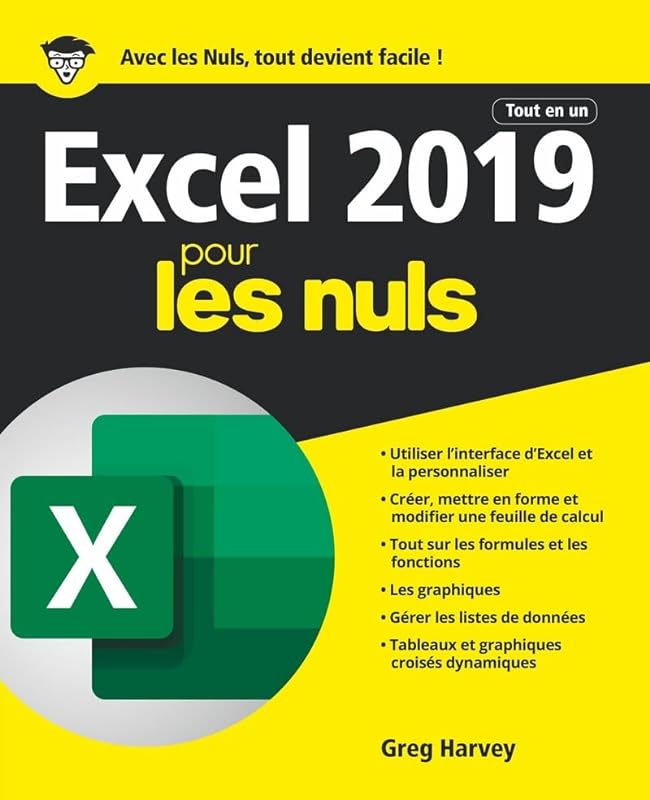 Excel 2019 tout en un pour les nuls