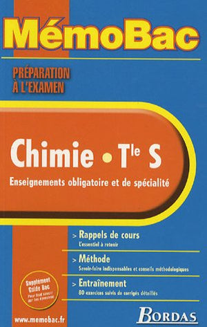 Memobac Chimie Terminale S