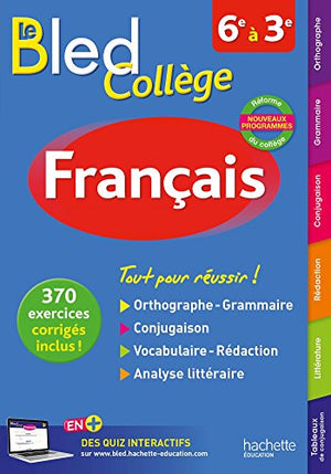 Bled Français Collège - Nouveau programme 2016