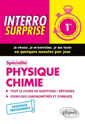 Spécialité physique-chimie 1re