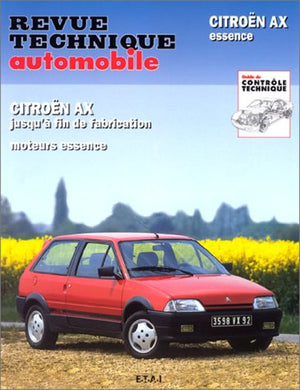 Revue Technique Automobile 478.6 - CITROEN AX - 1988 à 1995 - Essence