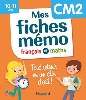 Mes fiches mémo CM2