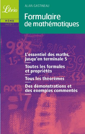 Formulaire de mathématiques