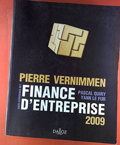 Finance d'Entreprise 2009 - 7e ed.