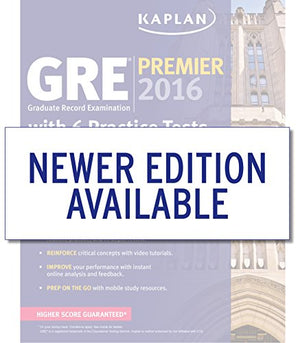 GRE Premier 2016 with 6 Practice Tests