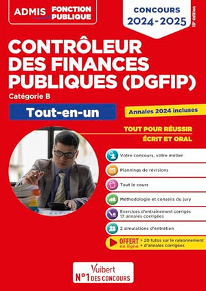 Concours Contrôleur des Finances publiques (DGFIP) - Catégorie B - Tout-en-un