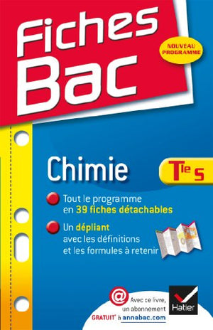 Fiches Bac Chimie Tle S