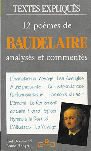 12 poèmes de Baudelaire