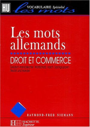 Les mots allemands : droit et commerce