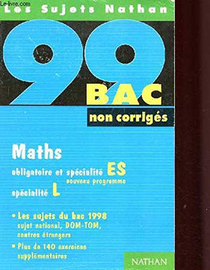 Maths, obligatoire et spécialité ES, spécialité L