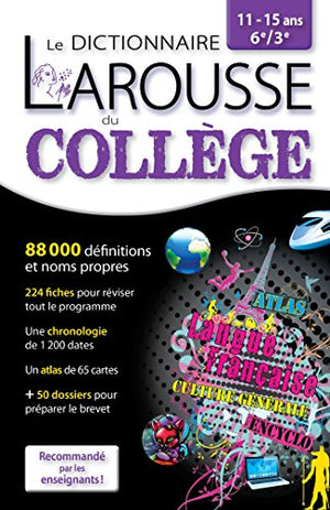 Larousse dictionnaire du collège