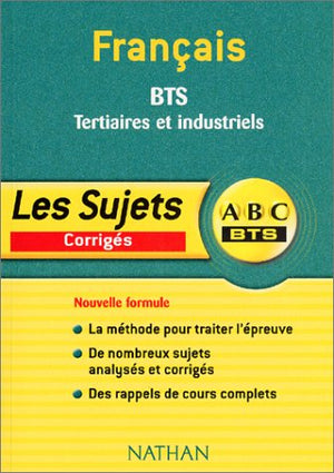 Français BTS Tertiaires et industriels