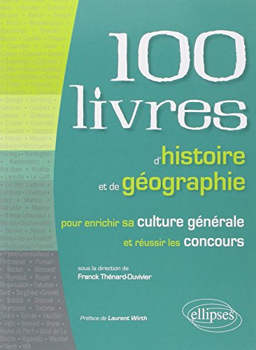 100 livres d'histoire et de géographie
