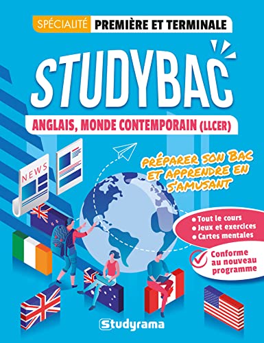 Cahier Studybac - Anglais, Monde contemporain _ première et terminale - spécialité: Préparer son Bac et apprendre en s'amusant