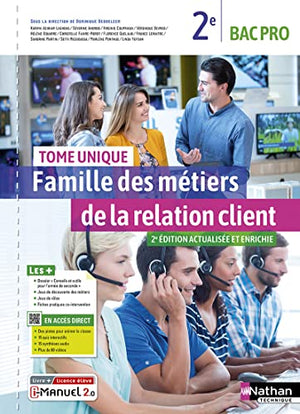 Famille des métiers de la relation client