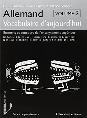 Allemand : Vocabulaire d'aujourd'hui, volume 2