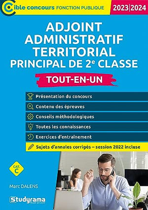 Adjoint administratif territorial principal de 2e classe: Catégorie C