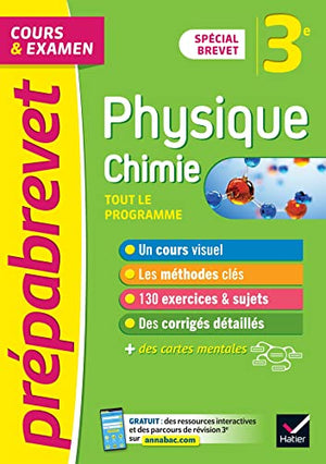 Prépabrevet Physique-Chimie 3e (sciences) - Brevet 2024