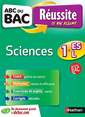 ABC du Bac Réussite Sciences 1re ES.L