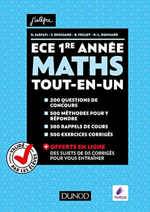 Maths ECE 1re année - Tout-en-un - Validé par les élèves