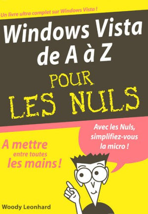 Windows Vista de A à Z pour les nuls