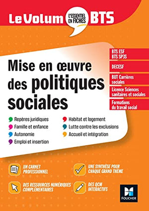 Le Volum' BTS - Mise en oeuvre des politiques sociales - 6e édition - Révision