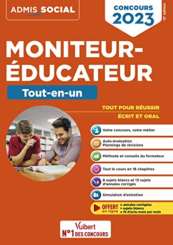 Concours Moniteur-éducateur - Le tout-en-un: Concours 2023