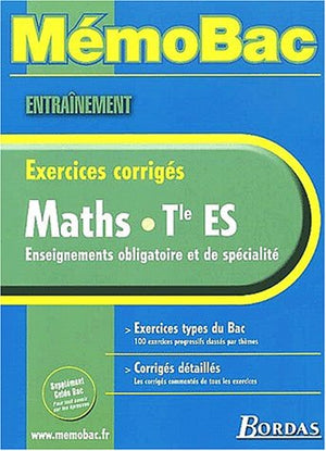 Memo Entrainement Maths Term ES