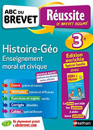 ABC du Brevet Réussite Famille - Histoire Géo EMC 3e