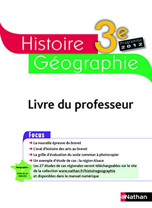 Histoire-Géographie 3e 2012 - professeur