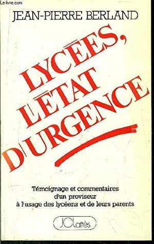 Lycées, l'état d'urgence