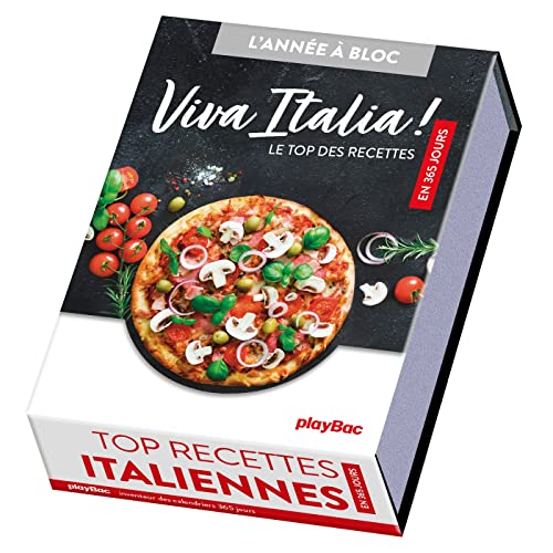 Calendrier Viva Italia, le top des recettes italiennes en 365 jours - L'Année à Bloc