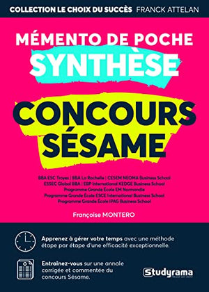 Mémento de poche synthèse concours SESAME