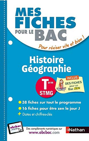 Histoire Géographie Tle STMG