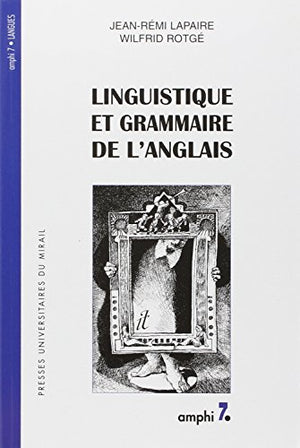 Linguistique et grammaire de l'anglais