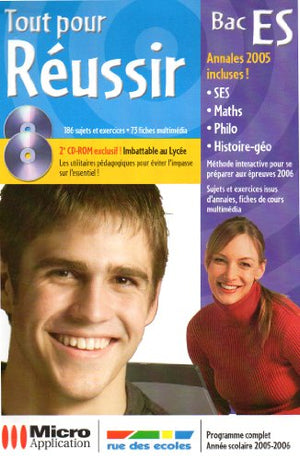 2 CD-Rom Tout pour réussir BAC ES (2005-2006)