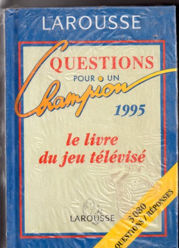 QUESTIONS POUR UN CHAMPION. Livre-jeu 1995