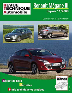 Revue Technique Automobile Renault Megane III Phase 1 - 2008 à 2012