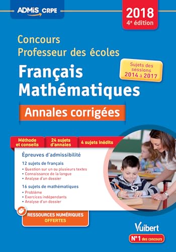 Français Mathématiques Concours Professeur des écoles