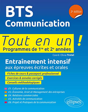 BTS Communication: Programmes de 1re et 2e années