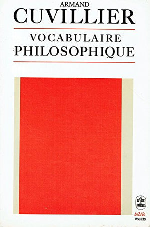 Vocabulaire philosophique