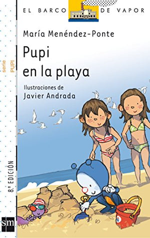 Pupi en la playa (El Barco de Vapor Blanca)