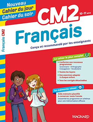 Cahier du jour/Cahier du soir Français CM2 + mémento